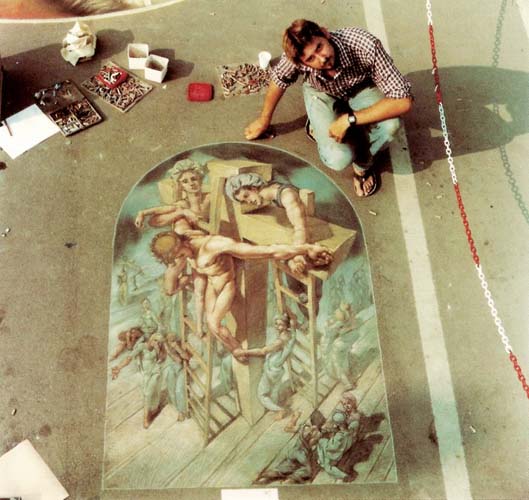 Madonnari Italia, Grazie di Curtatone, Kurt Wenner