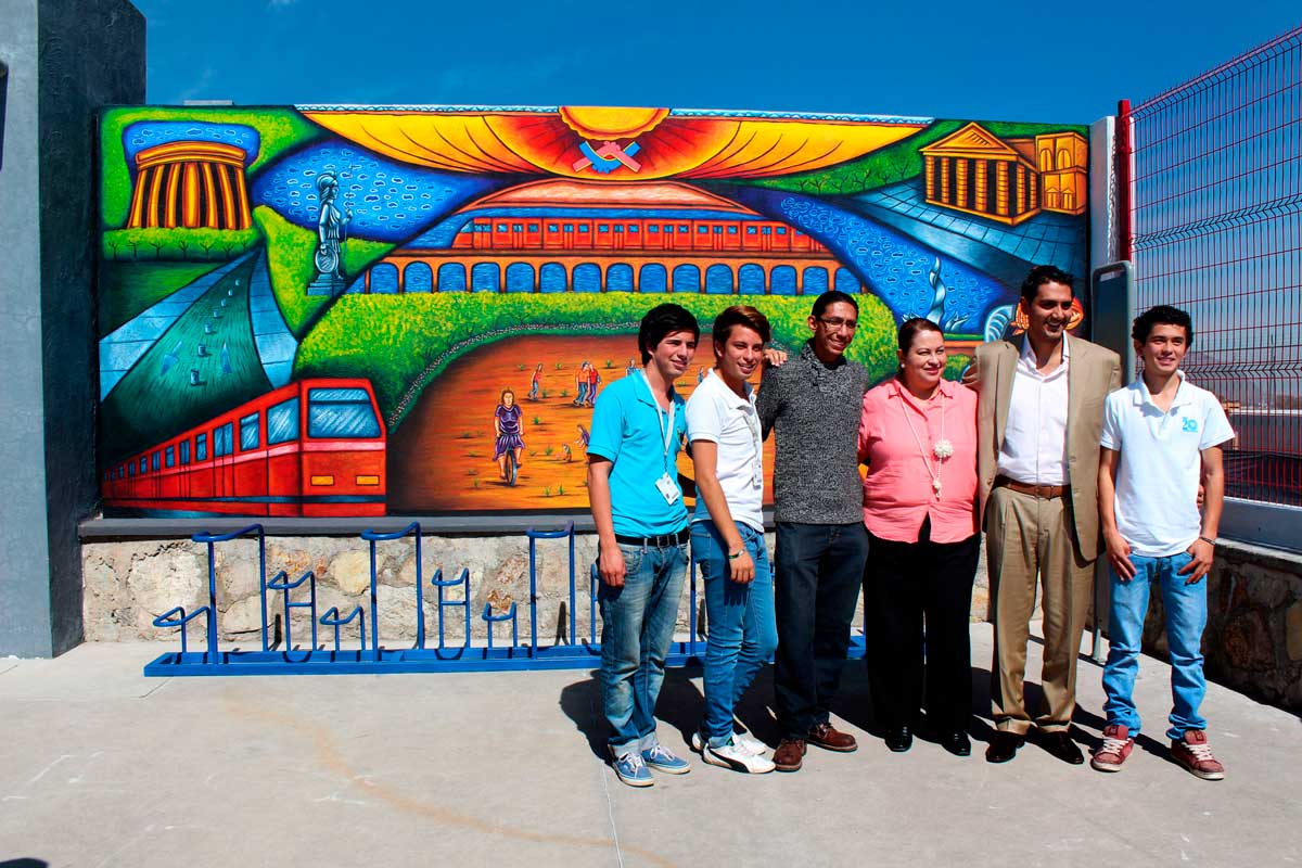 René Linares Mural Prepa 20 Universidad de Guadalajara