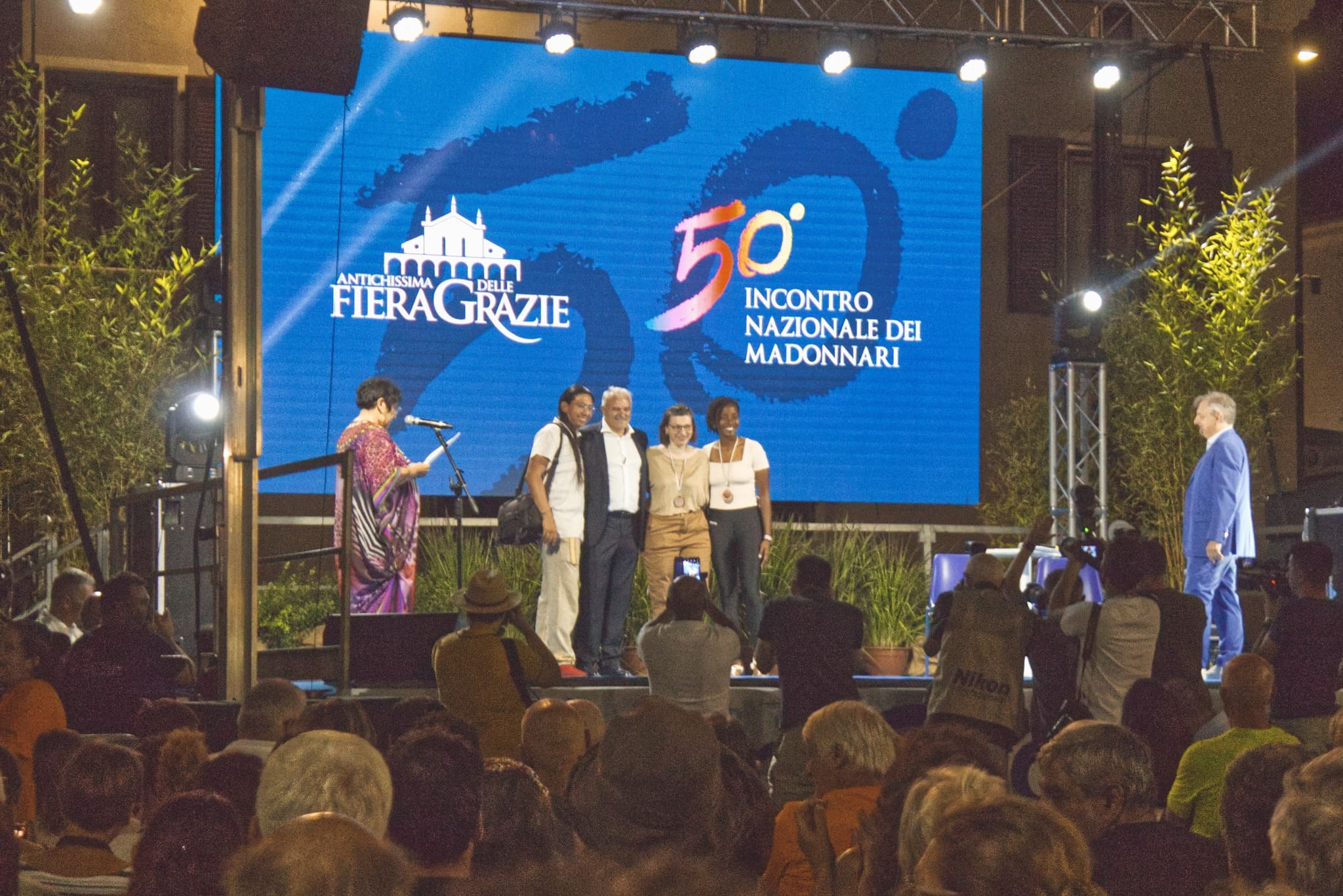 René Linares ganador del tercer lugar en el Incontro Nazionale dei Madonnari en Italia 2024