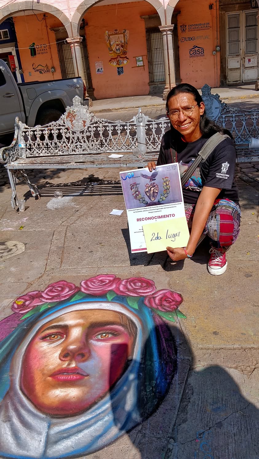 Santa Rosa de Lima_Festival del Gis Tecolotlán_Madonnari